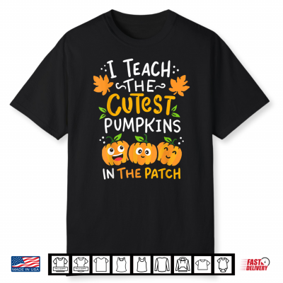 Halloween Pre K Teacher Cutest Pumpkins Gift Shirt