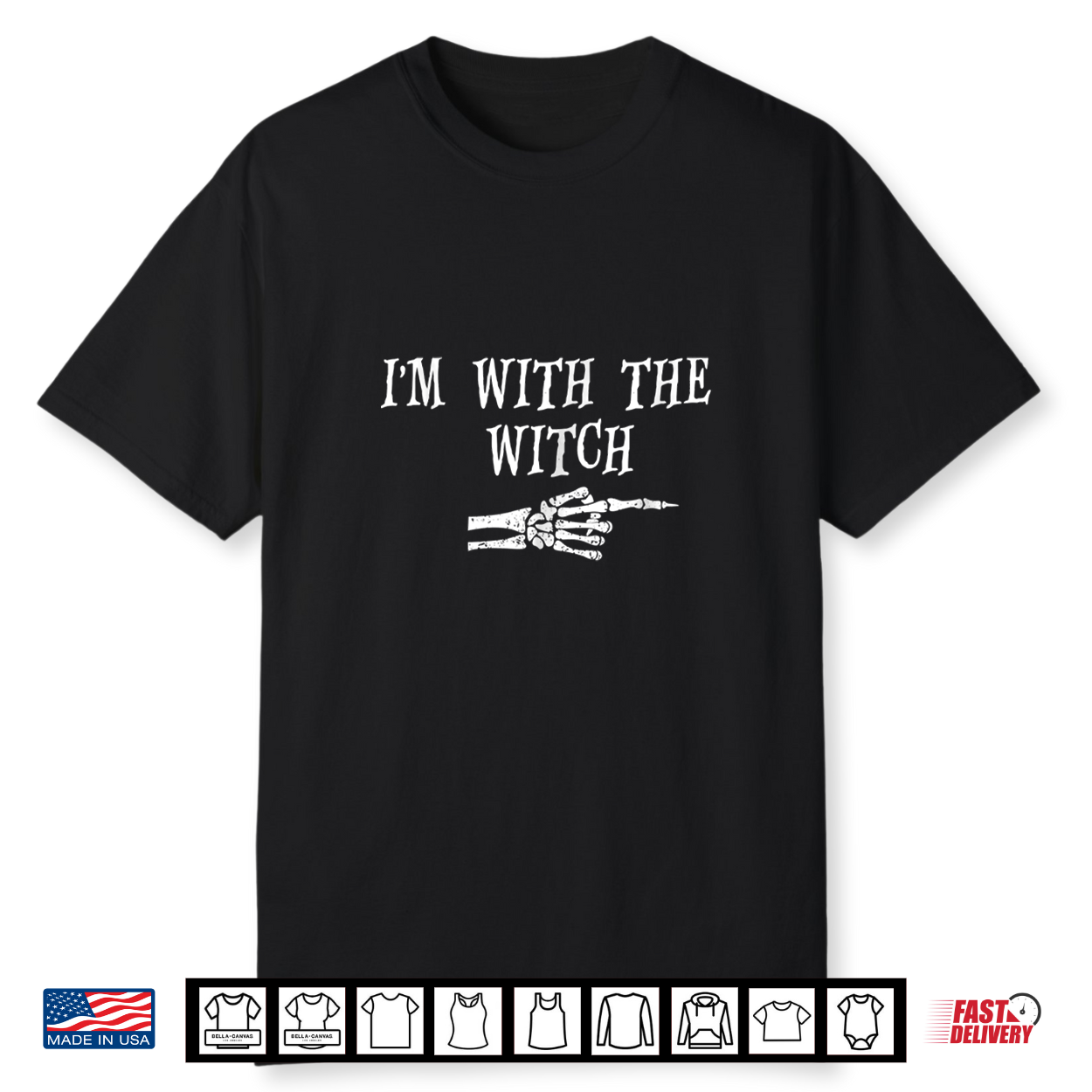 I’M With The Witch Shirt His And Her Outfit Shirt I’M With The Witch Shirt His And Her Outfit Shirt