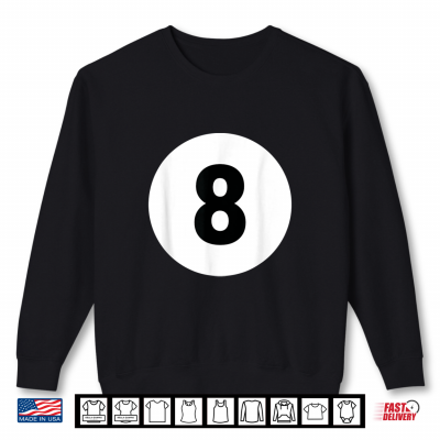 Pool Ball 8 Billiards Color Matching Halloween Costume Shirt 2 Sweatshirt Pool Ball 8 Billiards Color Matching Halloween Costume Shirt