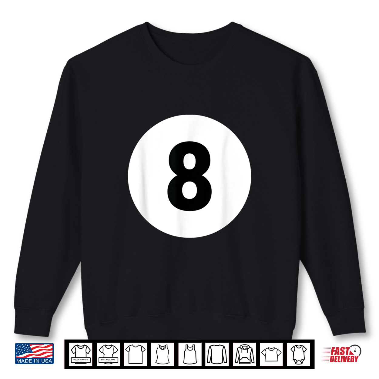 Pool Ball 8 Billiards Color Matching Halloween Costume Shirt Pool Ball 8 Billiards Color Matching Halloween Costume Shirt