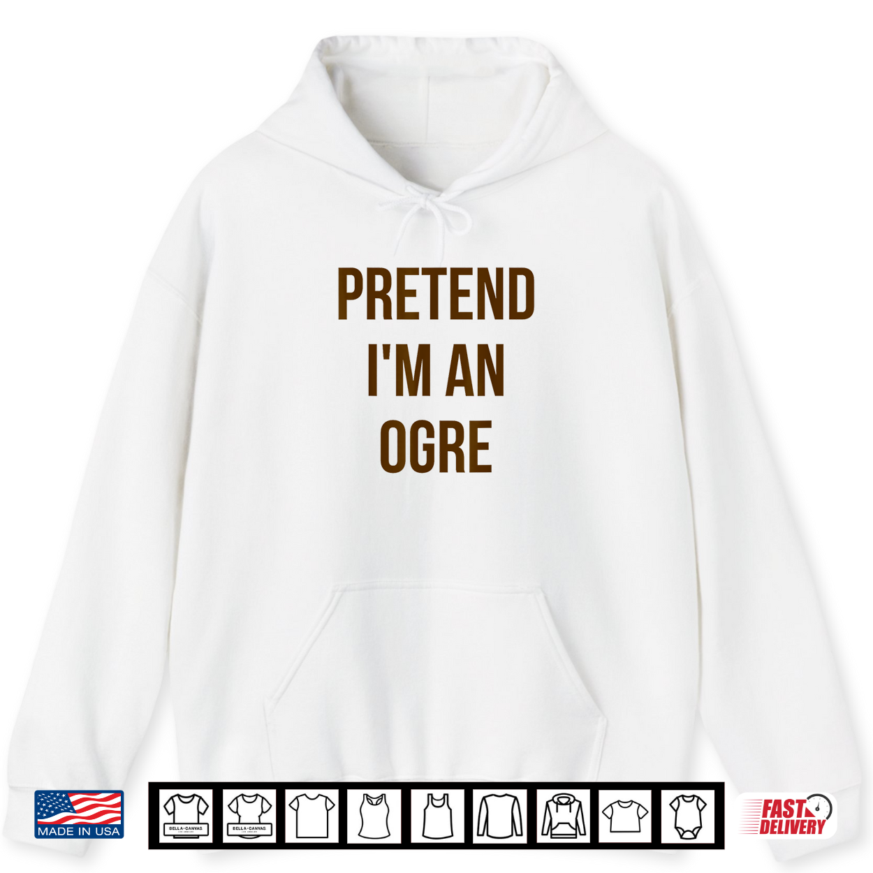 Pretend I’M An Ogre Shirt Adult Costume Halloween Green Shirt Pretend I’M An Ogre Shirt Adult Costume Halloween Green Shirt