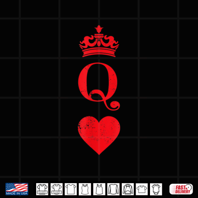 Queen Of Hearts Card Costume Halloween Vintage Poker Cards Shirt 4 Design Queen Of Hearts Card Costume Halloween Vintage Poker Cards Shirt
