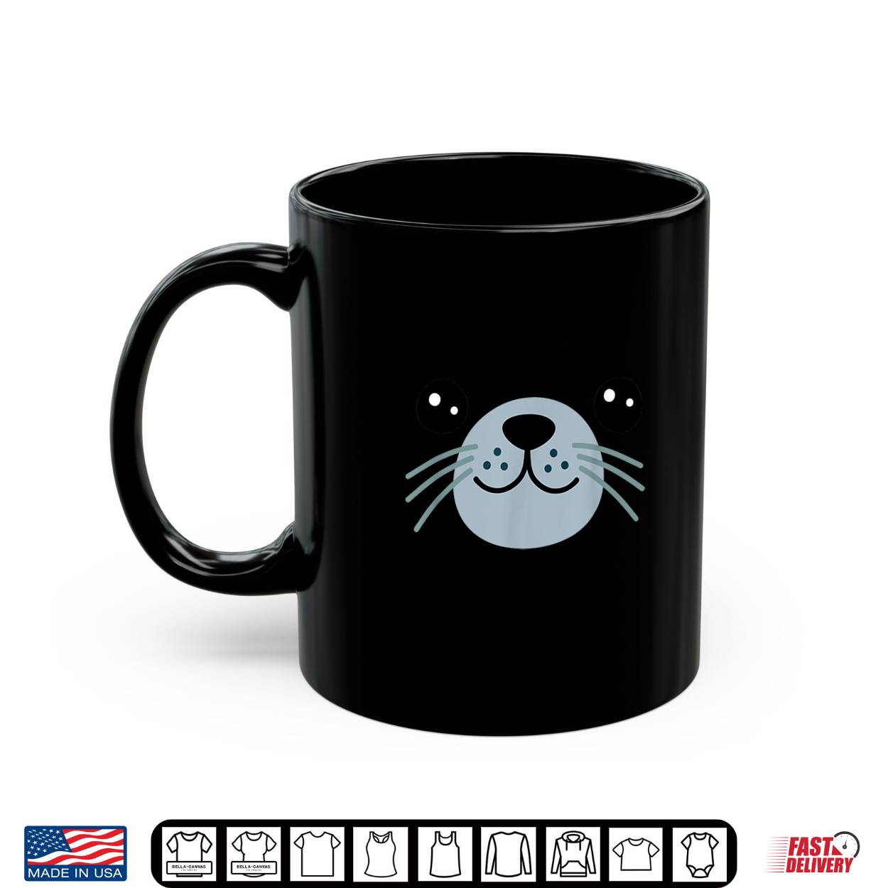 Seal Face Cute Halloween Matching Costume Shirt Seal Face Cute Halloween Matching Costume Shirt