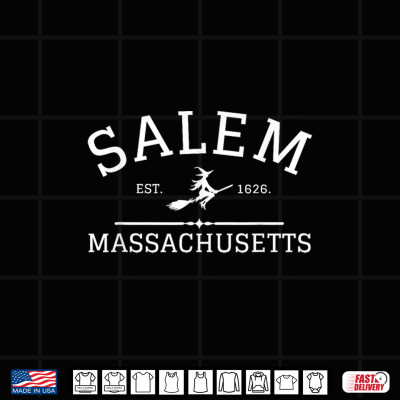 Salem Est 1626 Salem Massachusetts Halloween Shirt 4 Design Salem Est 1626 Salem Massachusetts Halloween Shirt