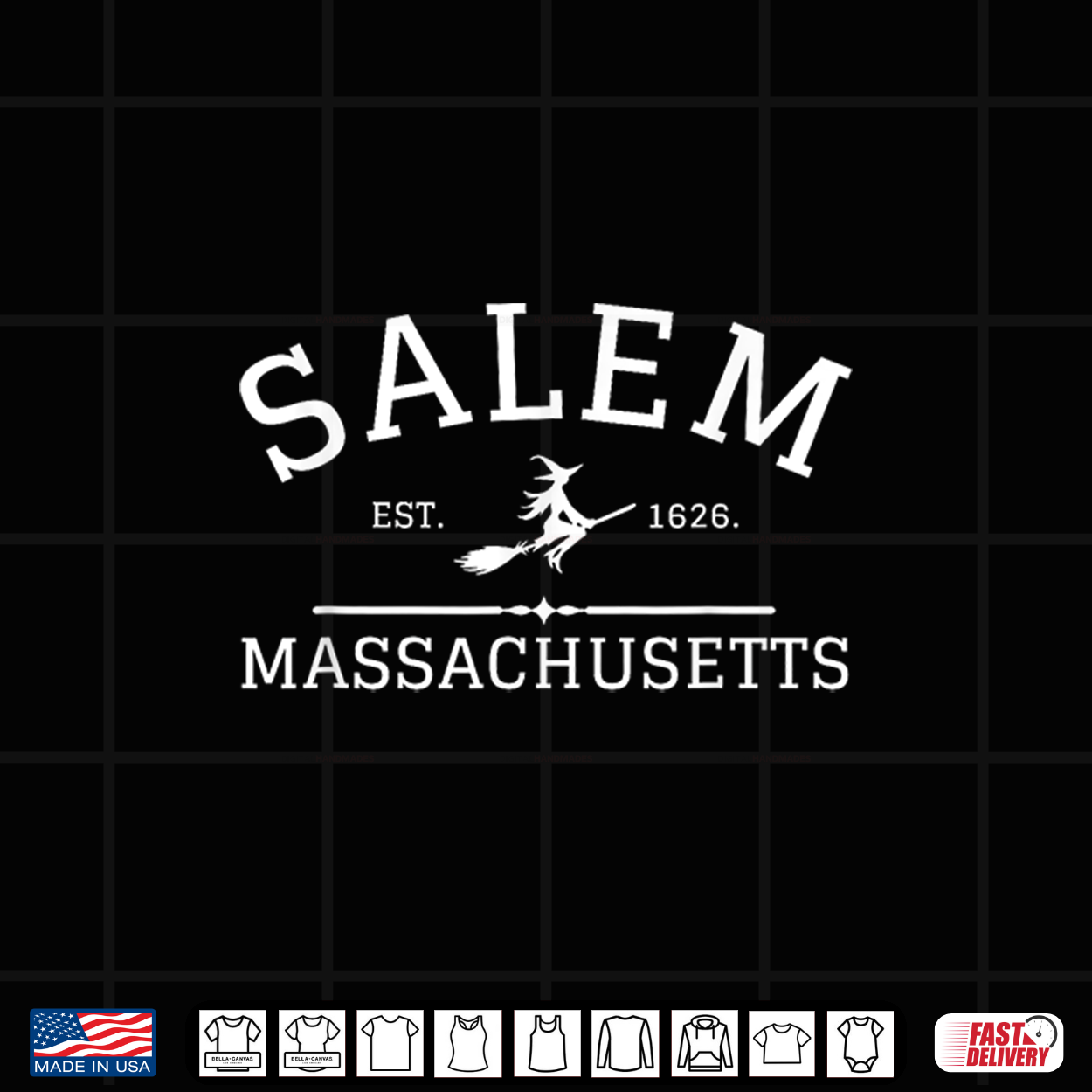 Salem Est 1626 Salem Massachusetts Halloween Shirt Salem Est 1626 Salem Massachusetts Halloween Shirt