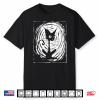 Black Cat Lazy Halloween Costume Scary Creepy Shirt