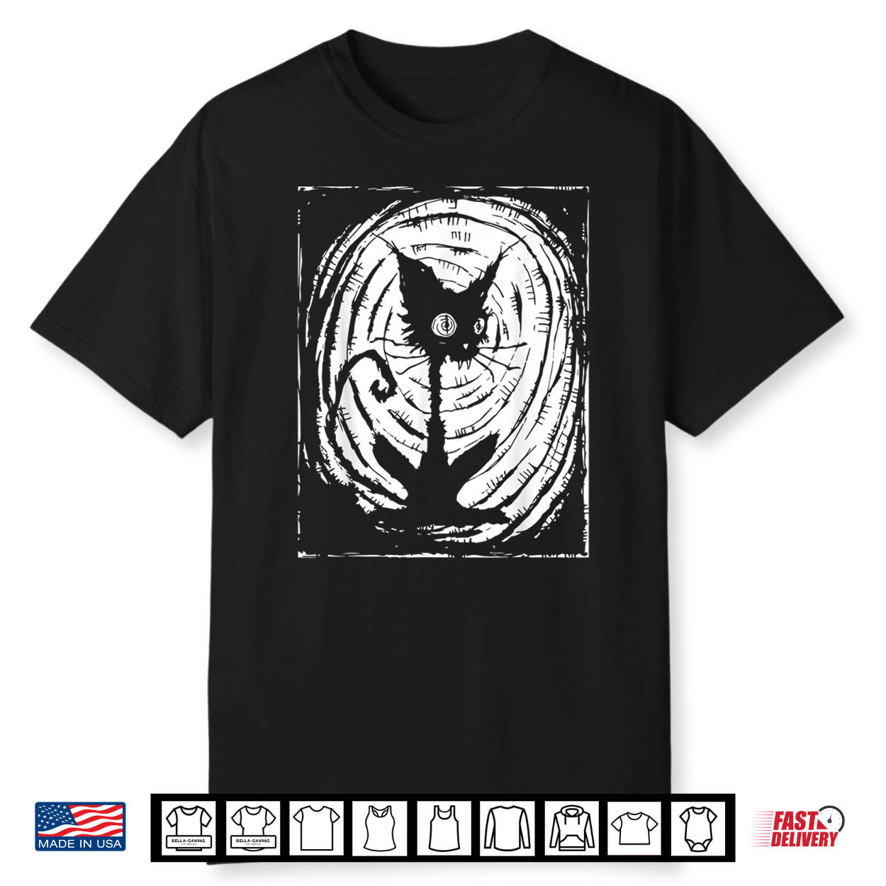 Black Cat Lazy Halloween Costume Scary Creepy Shirt Black Cat Lazy Halloween Costume Scary Creepy Shirt