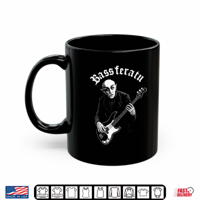Bassferatu Gothic Horror Bass Guitar Player Halloween Parody Shirt 3 Mug Bassferatu Gothic Horror Bass Guitar Player Halloween Parody Shirt