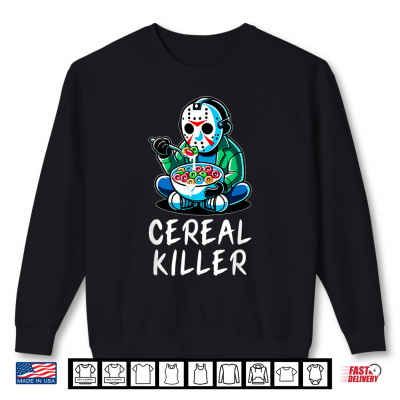 Sweatshirt Funny Halloween Character Breakfast Cereal Killer Gift Shirt