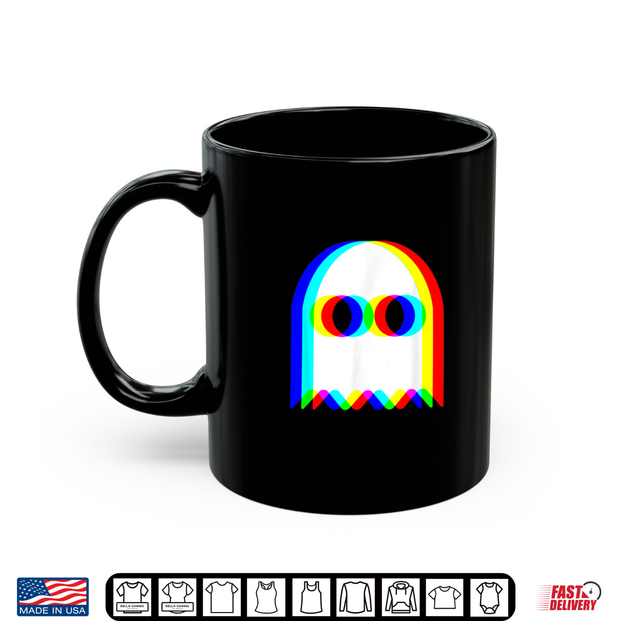 Funny Ghost Trippy Vaporwave Halloween Techno Rave Edm Party Shirt