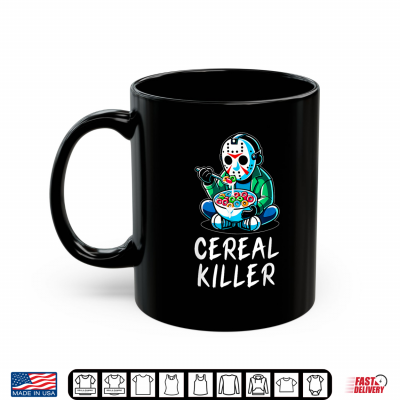 Mug Funny Halloween Character Breakfast Cereal Killer Gift Shirt