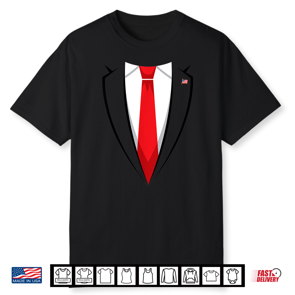 Halloween Trump Suit Shirt Us President Easy Costume Shirt Halloween Trump Suit Shirt Us President Easy Costume Shirt