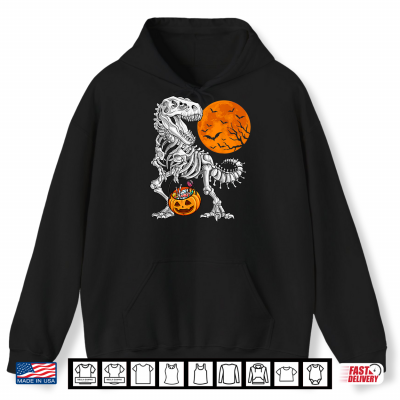 Halloween Shirts For Boys Kids Dinosaur Skeleton T Rex Scary Shirt 1 Hoodie Halloween Shirts For Boys Kids Dinosaur Skeleton T Rex Scary Shirt