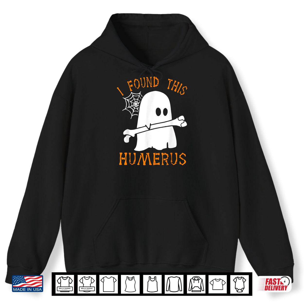 I Found This Humerus Funny Ghost Nurse Halloween Shirt