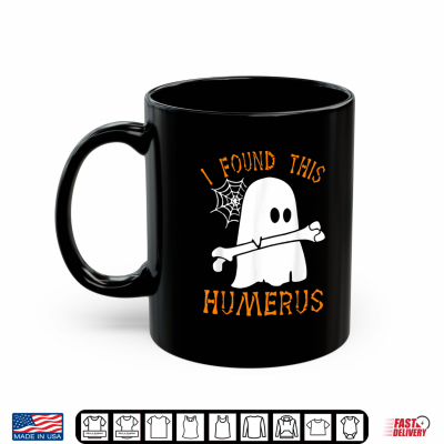 Mug I Found This Humerus Funny Ghost Nurse Halloween Shirt