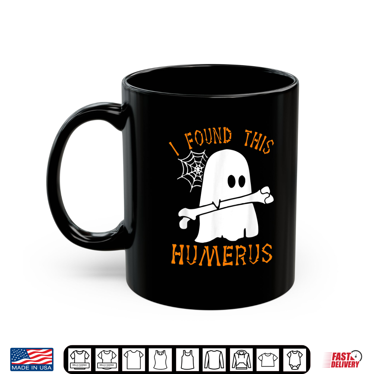 I Found This Humerus Funny Ghost Nurse Halloween Shirt