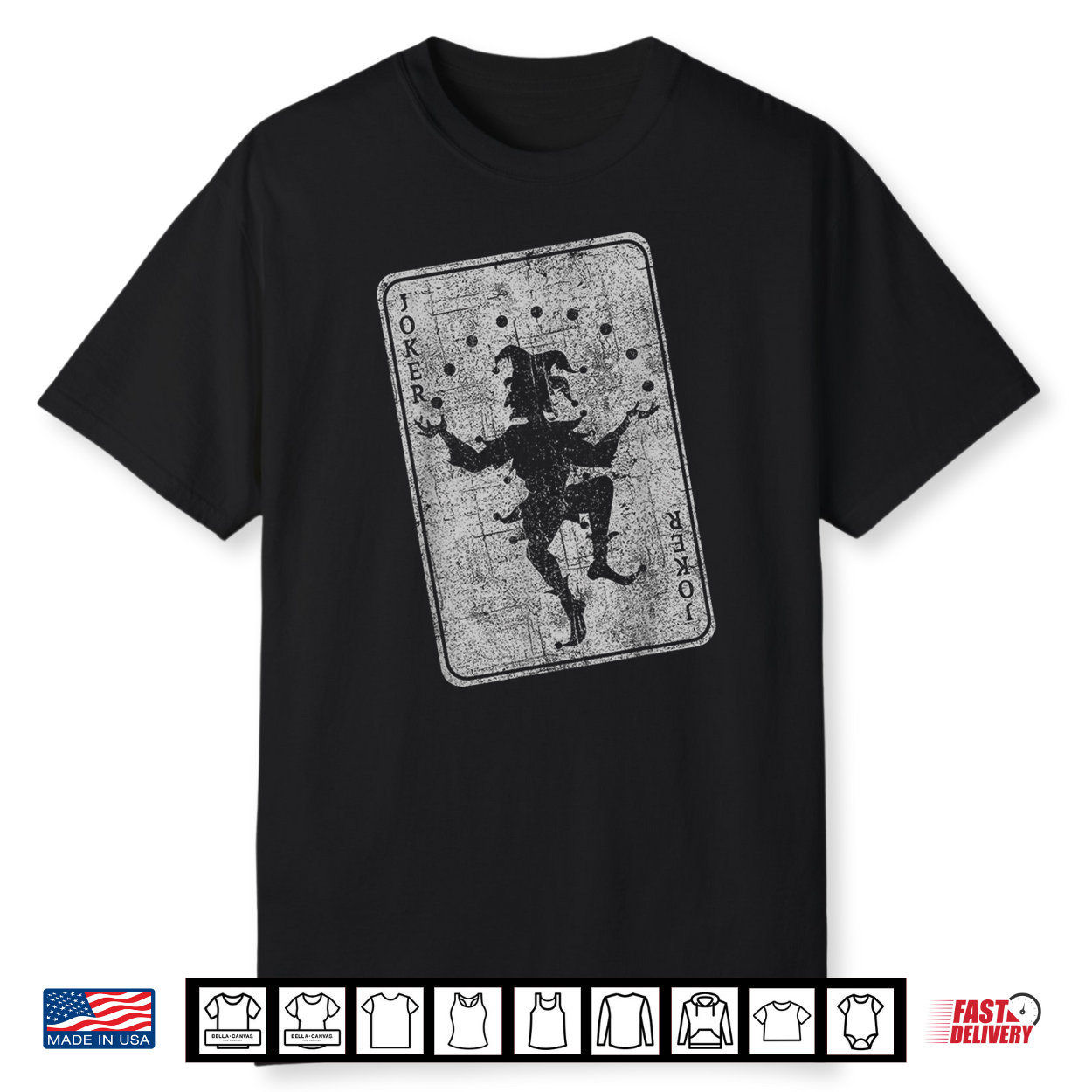 Joker Playing Card Jester Poker Player Halloween Costume Shirt Joker Playing Card Jester Poker Player Halloween Costume Shirt