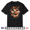 Orange Tie Dye Jack O Lantern Face Hippie Halloween Shirt