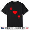 Ace Of Hearts Costume Shirt Halloween Deck Of Cards Shirt
