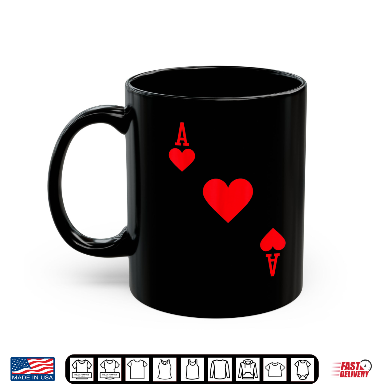 Ace Of Hearts Costume Shirt Halloween Deck Of Cards Shirt Ace Of Hearts Costume Shirt Halloween Deck Of Cards Shirt