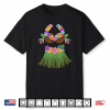 Coconut Bra Lei Flowers Grass Skirt Hula Party Halloween Shirt