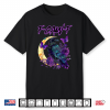 F Caw F Funny Raven Black Crow Spooky Season Halloween Retro Shirt