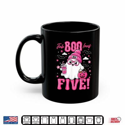 Fab Boo Lous Five Cute Halloween 5Th Birthday Girl Shirt 3 Mug Fab Boo Lous Five Cute Halloween 5th Birthday Girl Shirt