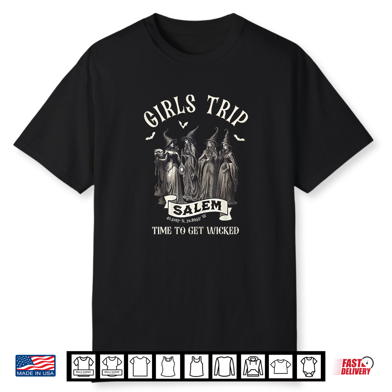 Girls Trip Salem 1692 They Missed One Halloween Witch Trials Shirt