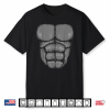 Halloween Funny Gorilla Monkey Belly Chest Costume Shirt Shirt