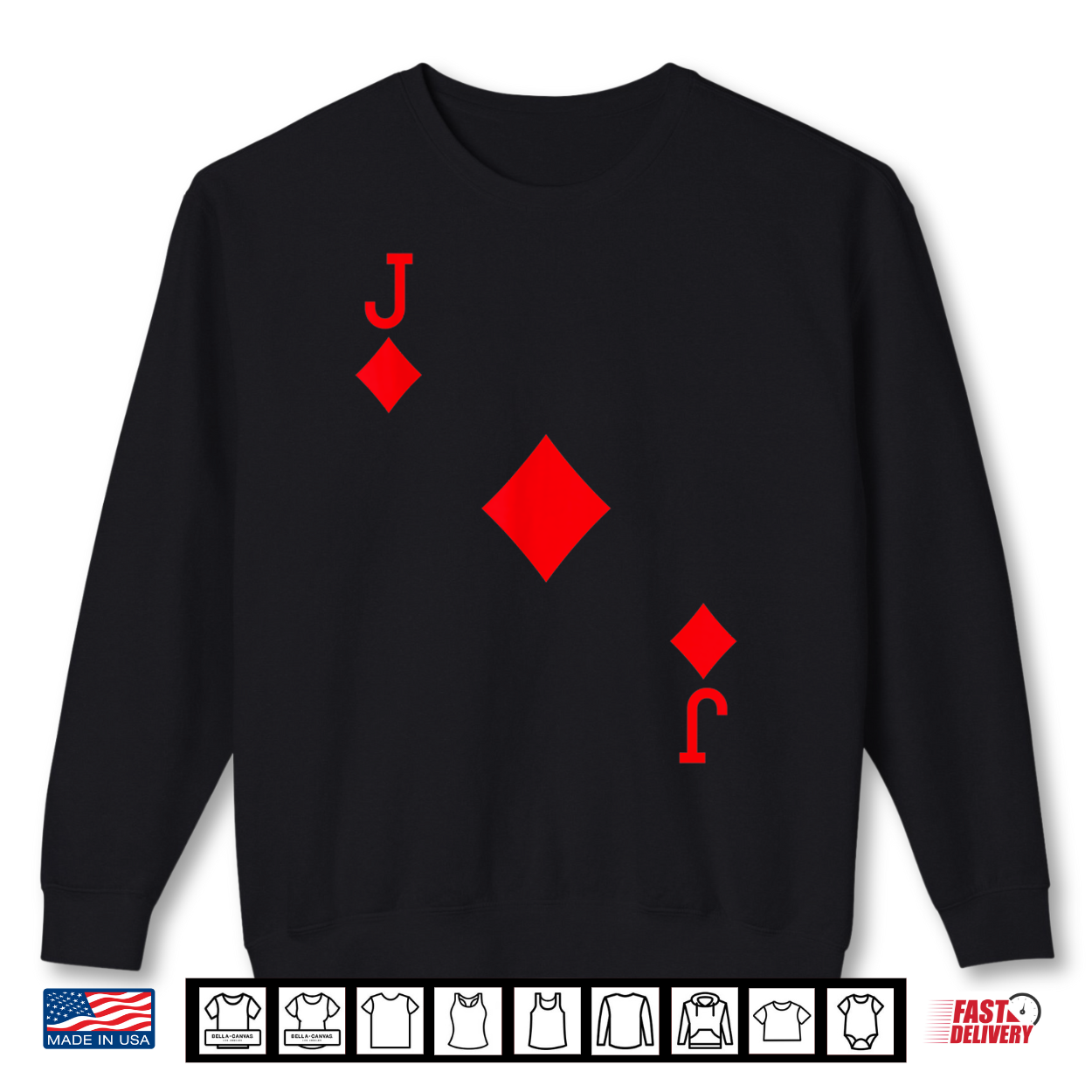 Jack Of Diamonds Costume Shirt Halloween Deck Of Cards Shirt