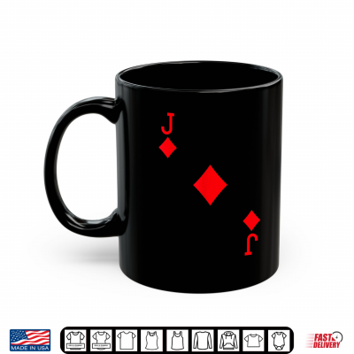 Mug Jack of Diamonds Costume Shirt Halloween Deck of Cards