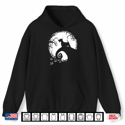Hoodie Scottish Terrier Moon Halloween Shirt