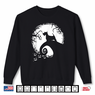Sweatshirt Scottish Terrier Moon Halloween Shirt
