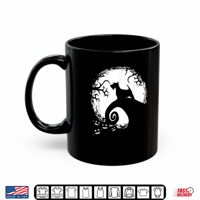 Mug Scottish Terrier Moon Halloween Shirt