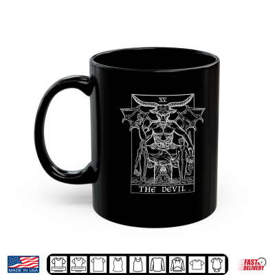 The Devil Tarot Card Baphomet Gothic Halloween Satanic Witch Shirt 3 Mug The Devil Tarot Card Baphomet Gothic Halloween Satanic Witch Shirt