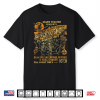 Vintage Halloween Poster Tee Witch Dancing Skeletons Monster Shirt