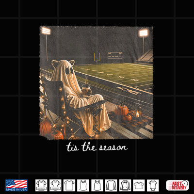 Tis The Season Football Fall Halloween Raccoon Ghost Autumn Shirt 4 Design Tis The Season Football Fall Halloween Raccoon Ghost Autumn Shirt