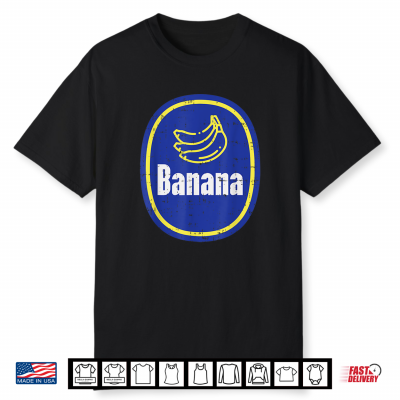 Banana Sticker Funny Fruit Lazy Diy Easy Halloween Costume Shirt