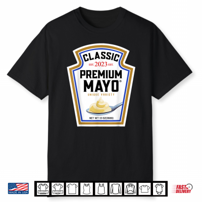 Blue Mayonnaise Diy Halloween Costume Couples  Group Mayo Shirt