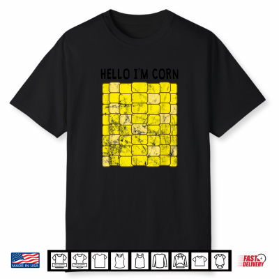 Corn Halloween Costume Funny Foodie Farmer Shirt
