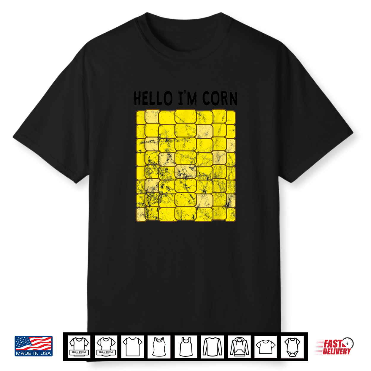 Corn Halloween Costume Funny Foodie Farmer Shirt