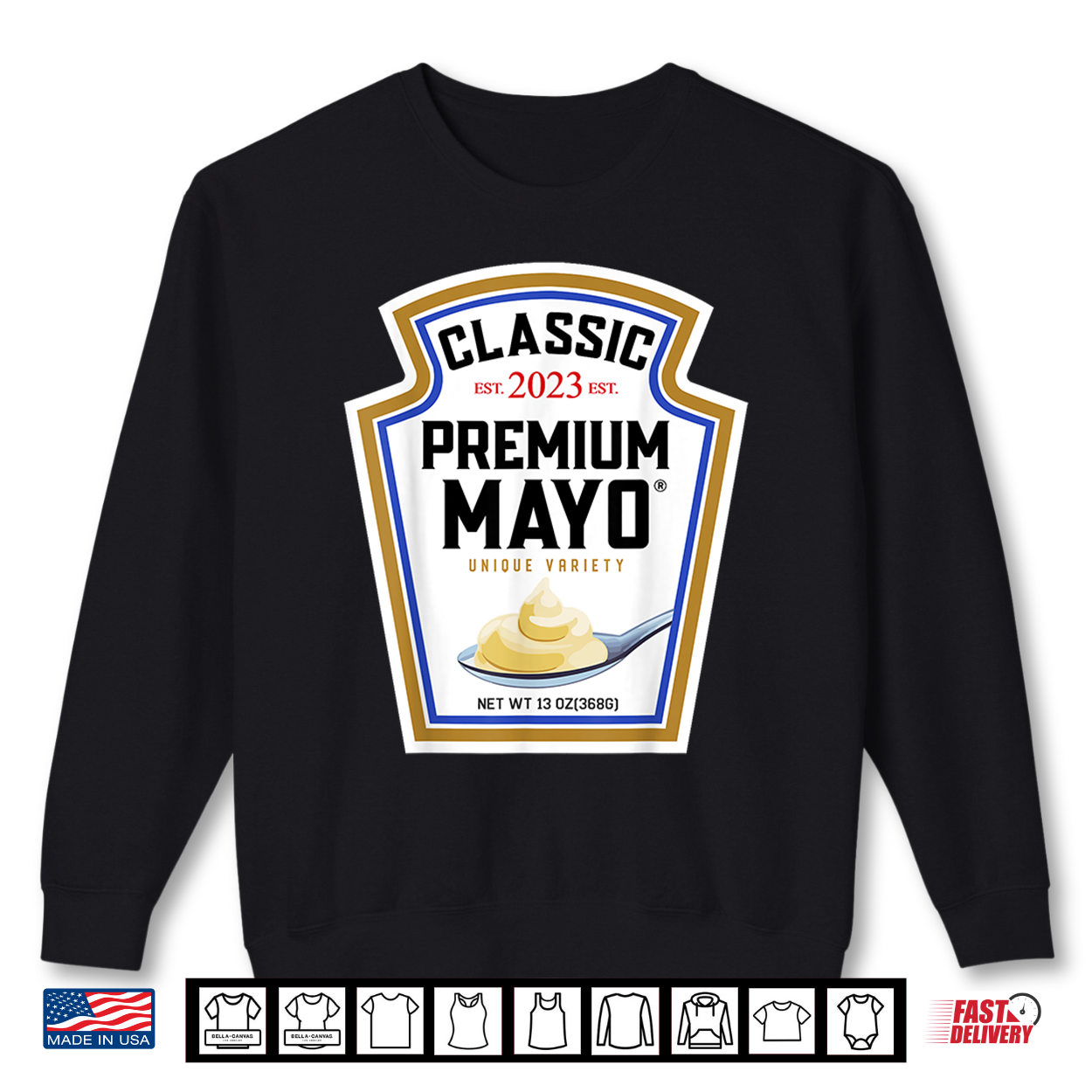 Blue Mayonnaise Diy Halloween Costume Couples  Group Mayo Shirt