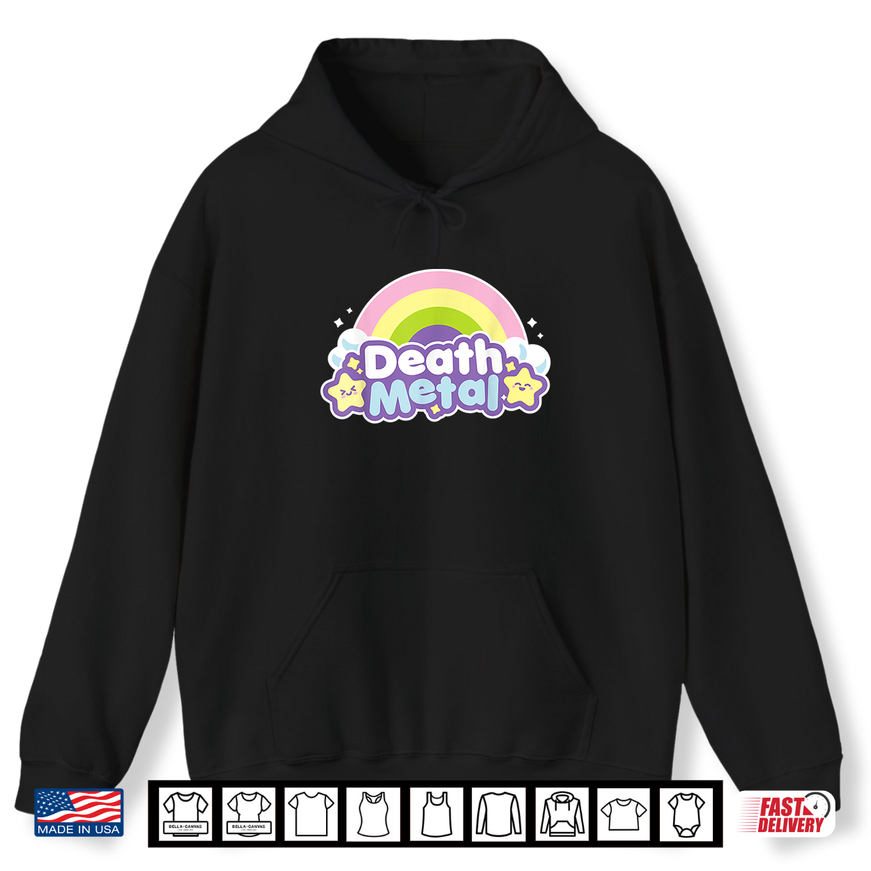 Death Metal Rainbow Halloween Shirt Unicorn Rock Concert Shirt Death Metal Rainbow Halloween Shirt Unicorn Rock Concert Shirt