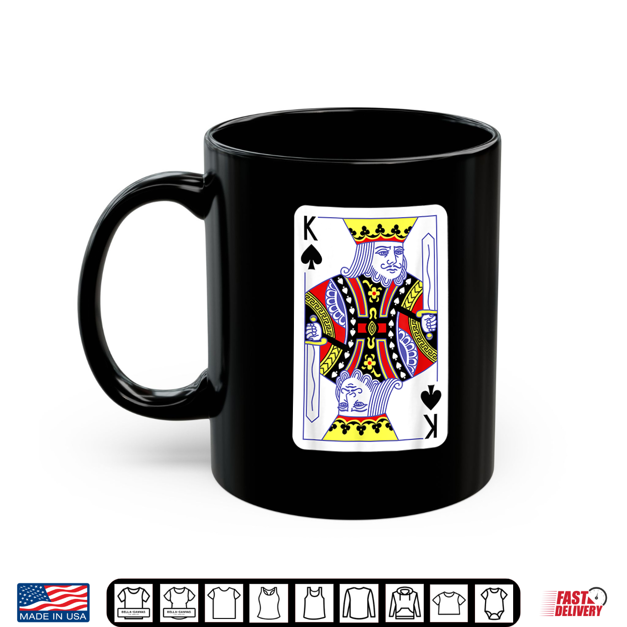 King Of Spades Playing Cards Halloween Costume Casino Easy Shirt King Of Spades Playing Cards Halloween Costume Casino Easy Shirt