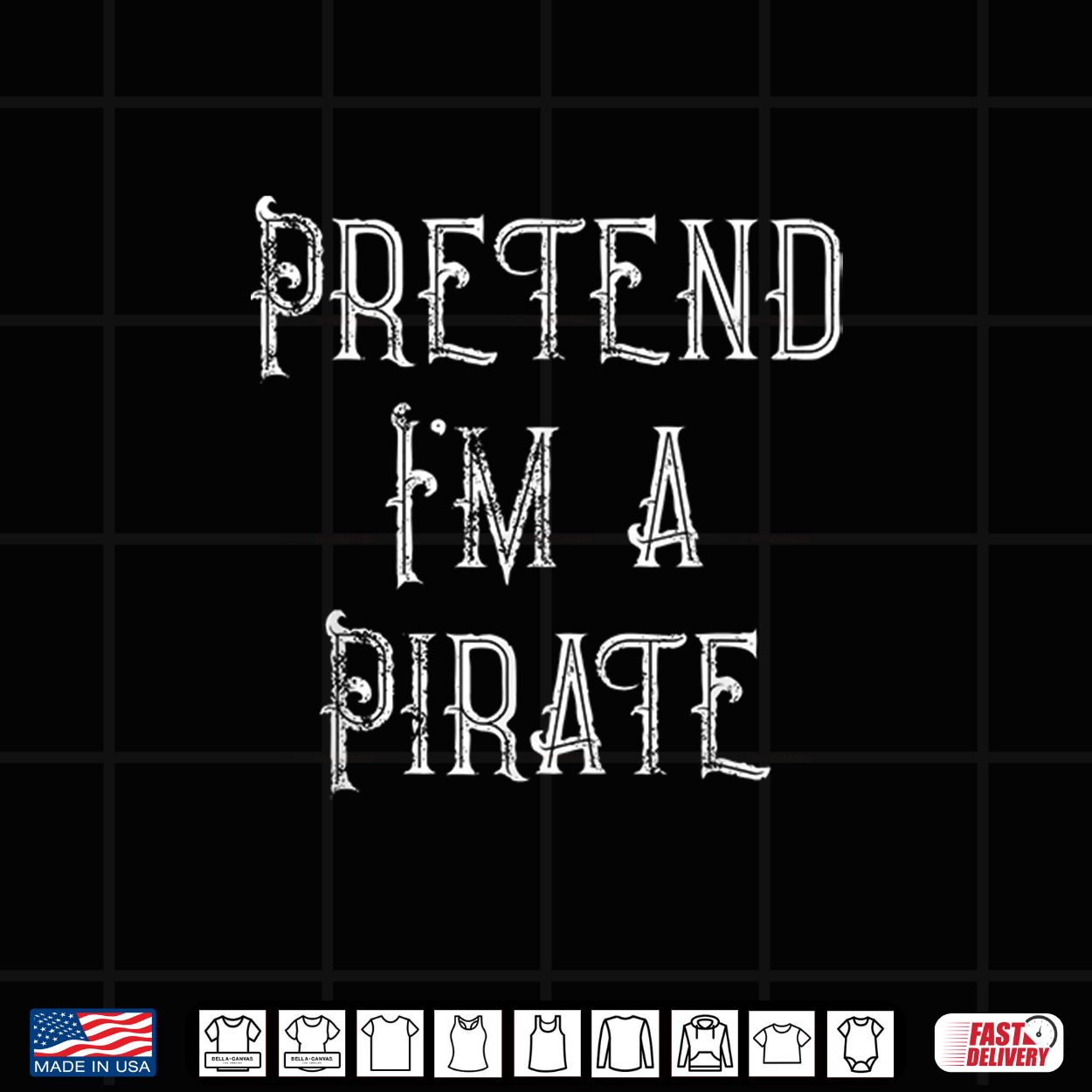 Pretend I’M A Pirate Lazy Halloween Costume Shirt Pretend I’M A Pirate Lazy Halloween Costume Shirt