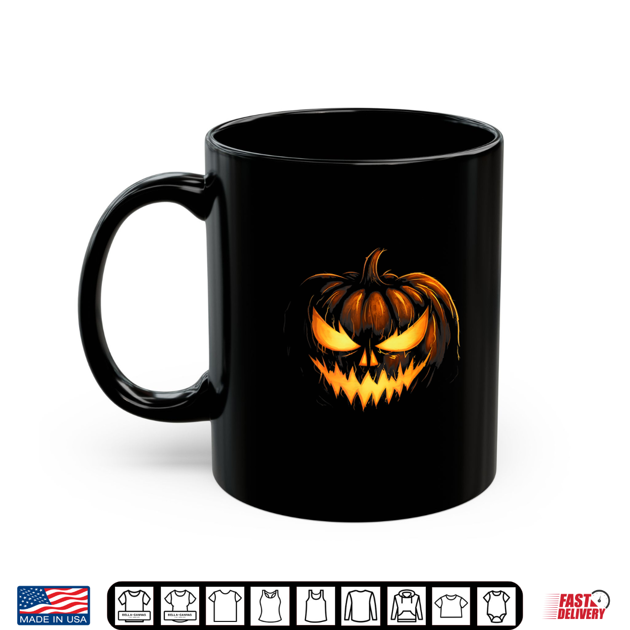 Scary Carved Pumpkin Face Jack O Lantern Halloween Costume Shirt
