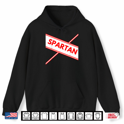 Hoodie Spartan Cheerleader Easy Halloween Costume Design Shirt