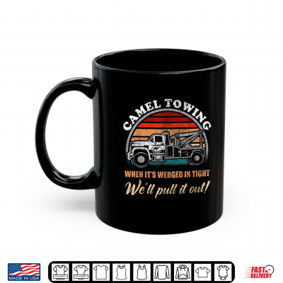Mug Vintage Camel Towing Humor Tow Truck Shirt