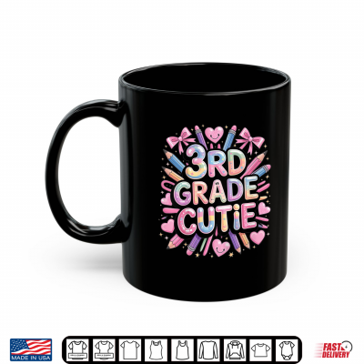 Mug 3rd Grade Cutie Third Grade Back To School First Day Shirt 1