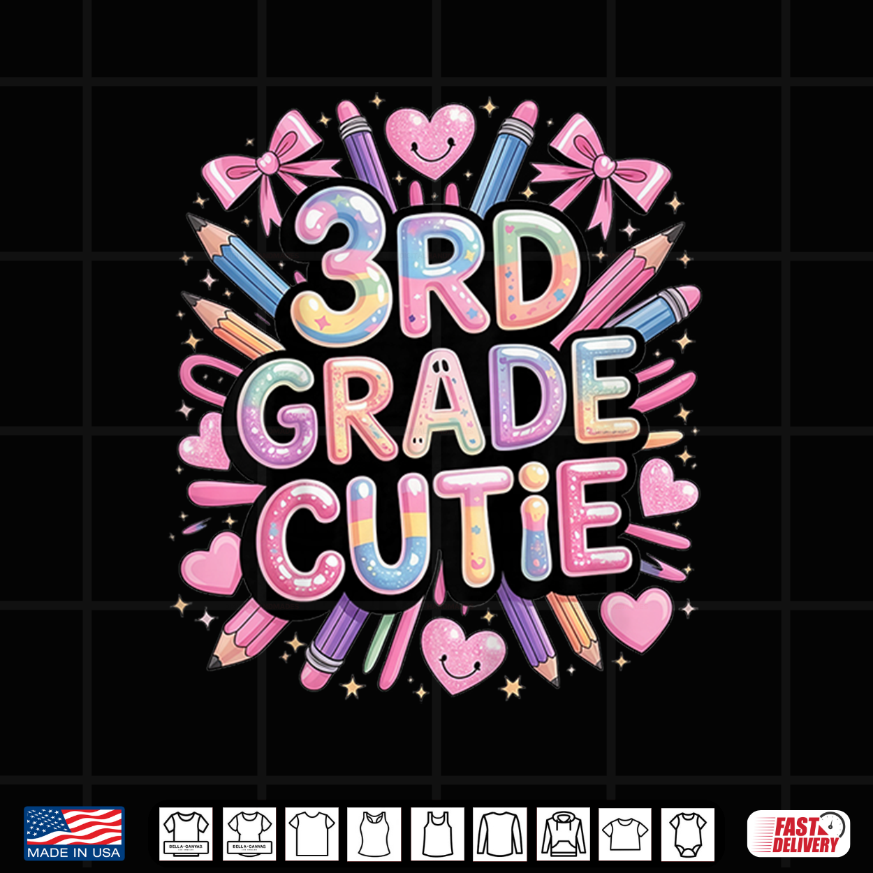 3Rd Grade Cutie Third Grade Back To School First Day Shirt